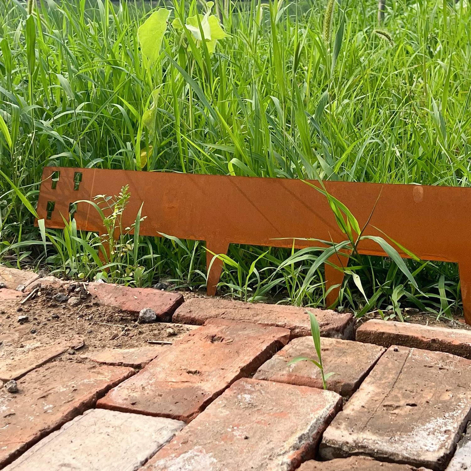 Weathered Steel Garden Edge: image 2