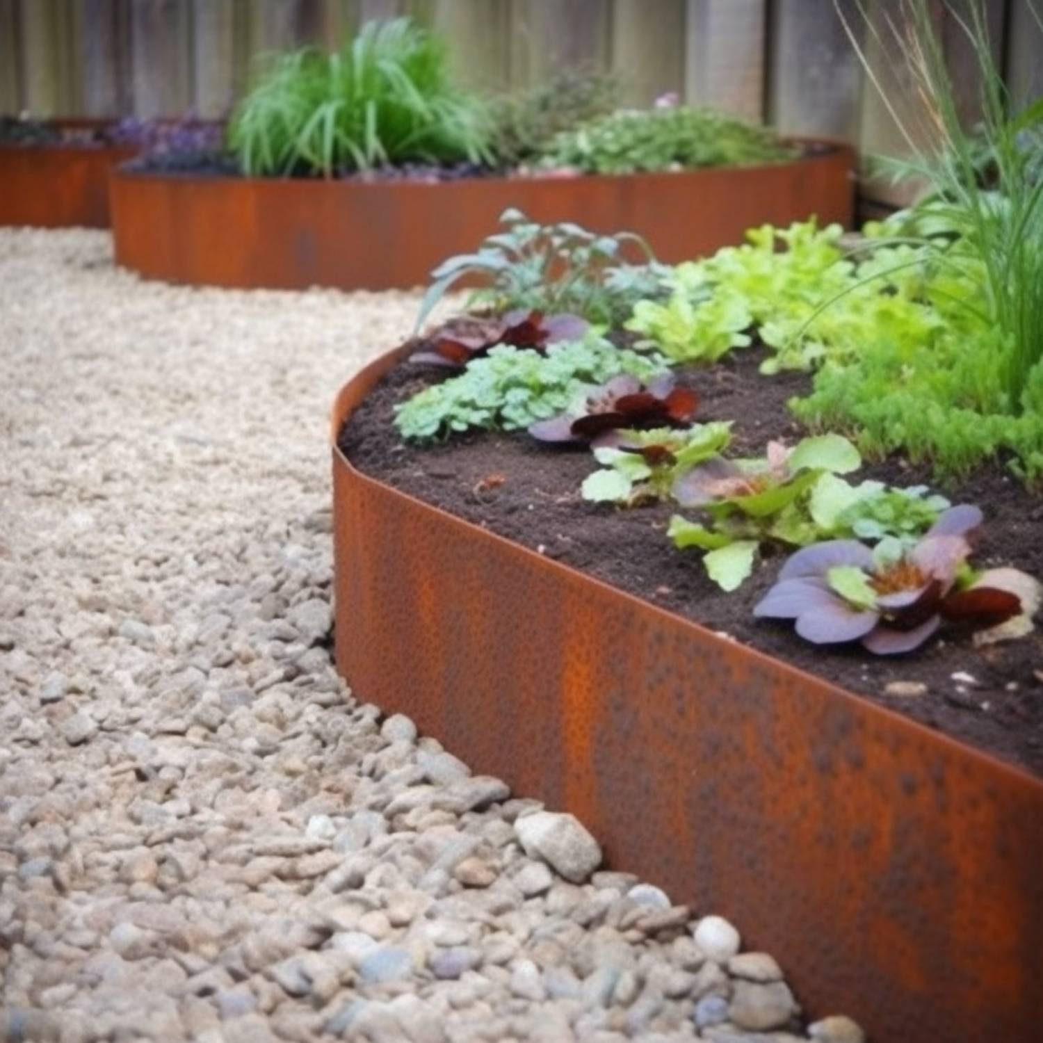 buy corten steel garden edging online