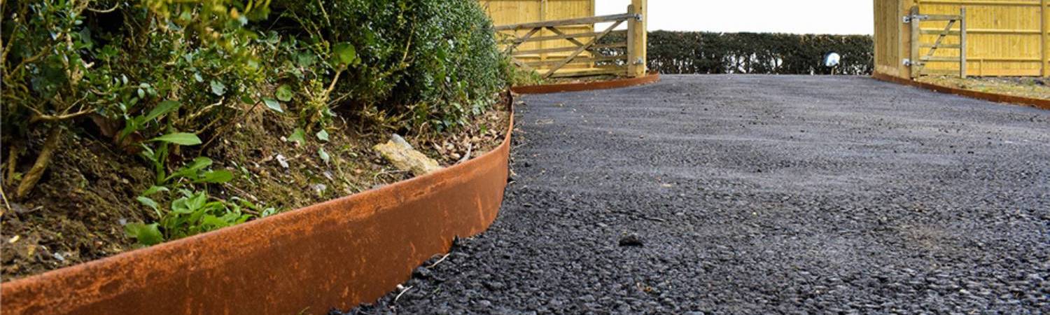 buy corten steel garden edging online