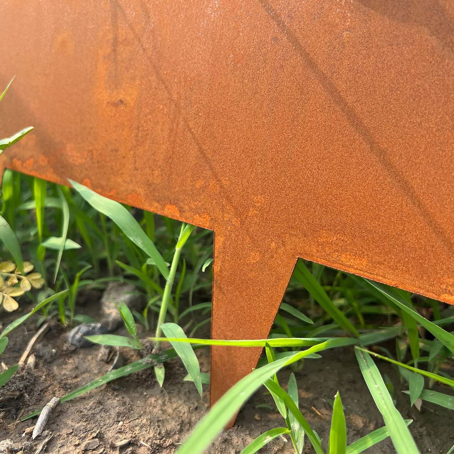 Weathered Steel Garden Edge: image 3